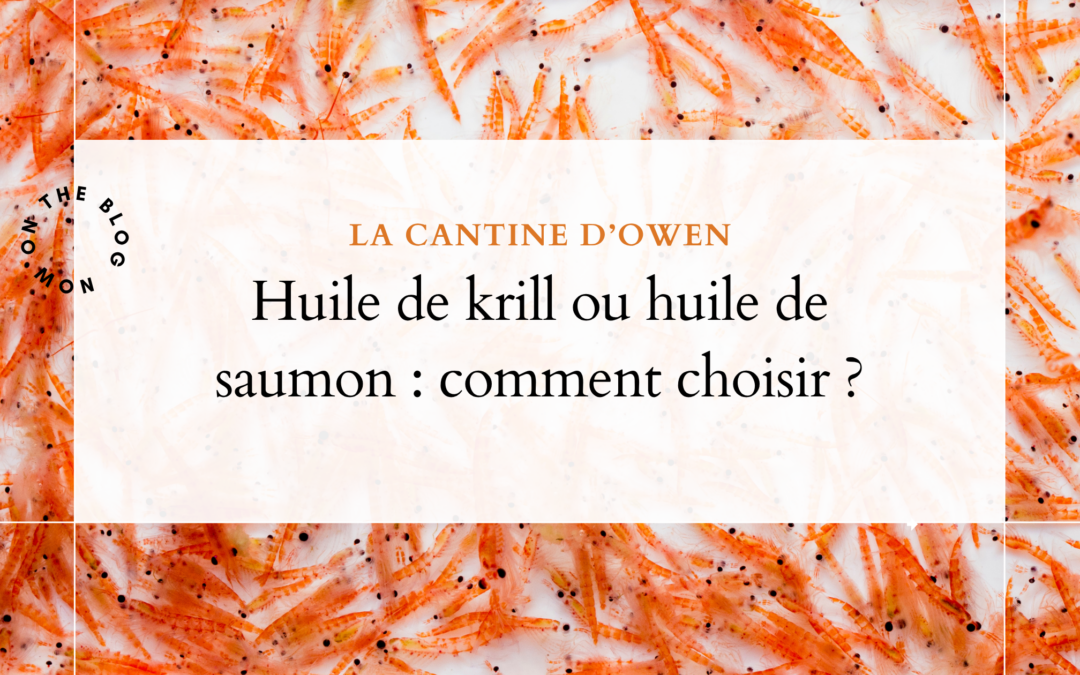 Huile de krill ou huile de saumon : comment choisir ?