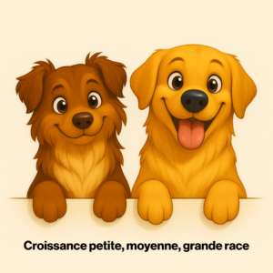 Bilan croissance (petite, moyenne, grande race)